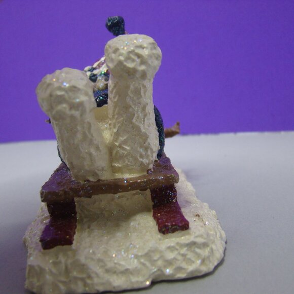 2001 Snowsnickle "Snowboy on Sled" ENESCO figure 861855, Linda Lindquist Baldwin - Picture 5 of 15